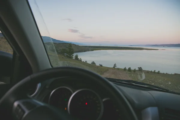 Travelling by car — Stock Photo, Image