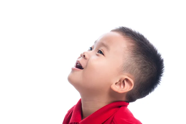 Asyalı küçük çocuk bakmak — Stok fotoğraf
