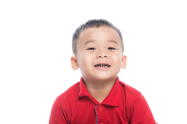 Adorável jovem feliz asiático menino — Fotografia de Stock