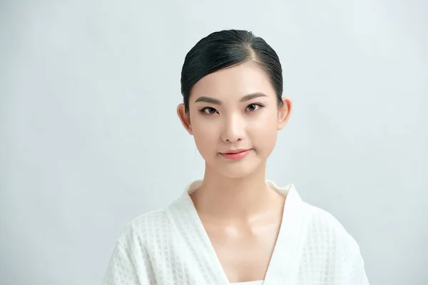 Natürliche Frau Schönheit Saubere Haut Schöne Weibliche Kosmetische Konzept Gesicht — Stockfoto