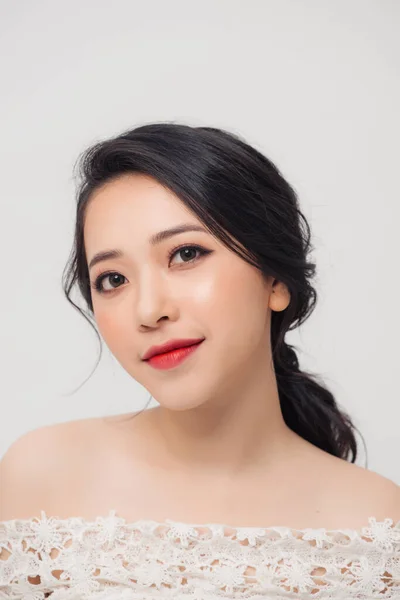 Foto Moda Joven Asiática Elegante Con Bonito Peinado —  Fotos de Stock