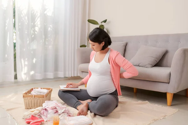 Preparación Para Recién Nacido Durante Embarazo — Foto de Stock