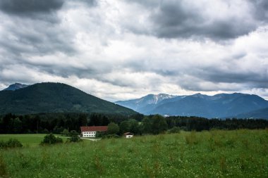 Avusturya Alplerinde güzel bir görünümü