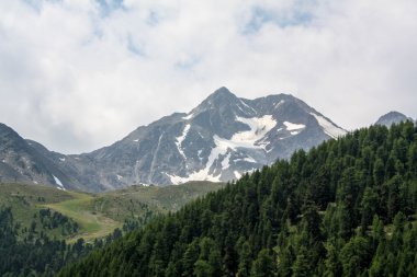 Avusturya Alplerinde güzel bir görünümü