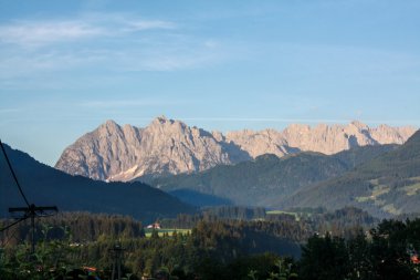 Avusturya Alplerinde güzel bir görünümü