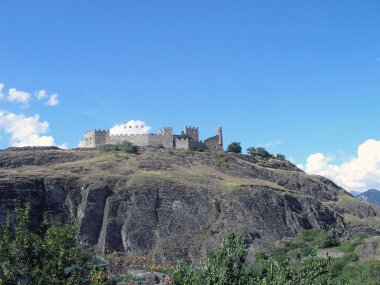 Antik kale Tourbillon İsviçre.