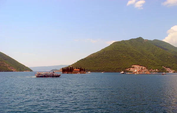 Die inseln der bucht von kotor, montenegro. — Stockfoto