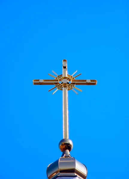 Крест православной церкви . — стоковое фото