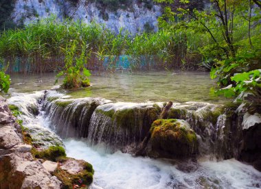 Plitvice şelaleler, Hırvatistan.