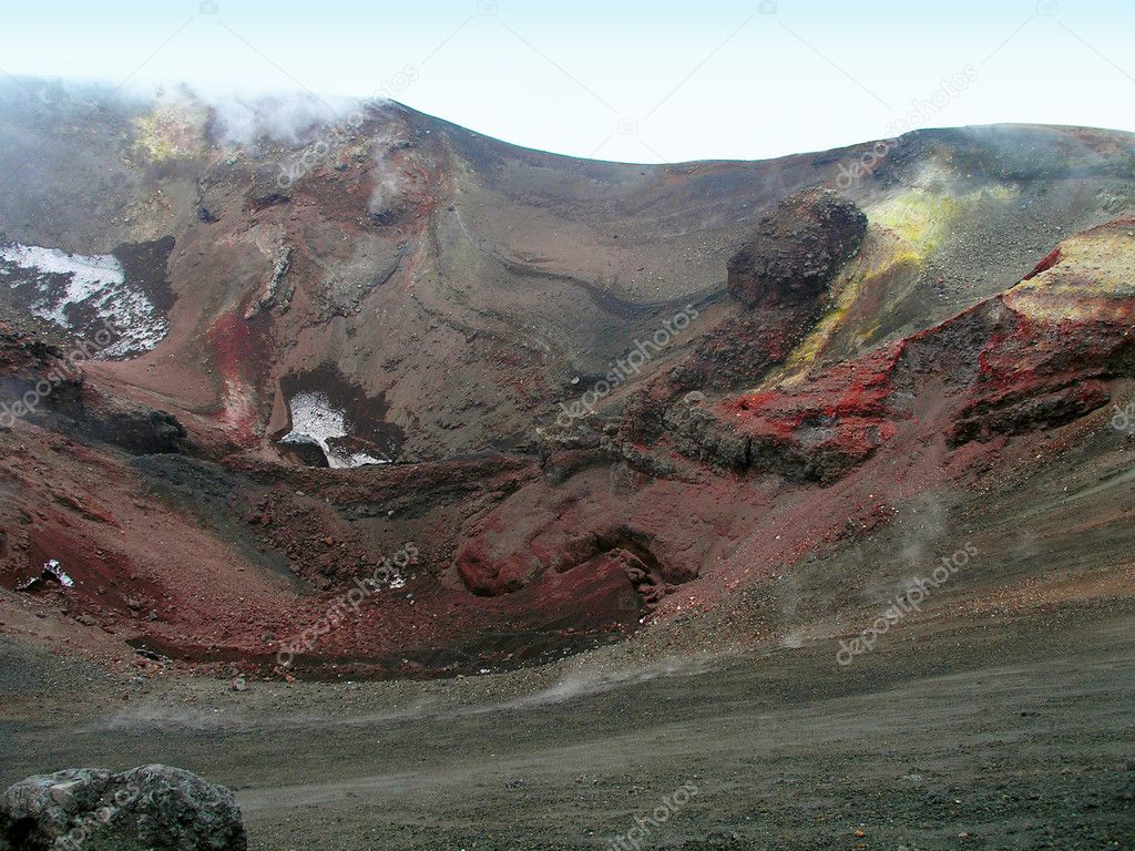 Crater of Etna.