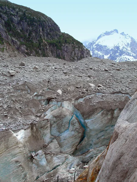 Glaciären Mer de Glace. — Stockfoto