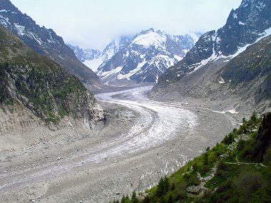 Buzul Mer de Glace.
