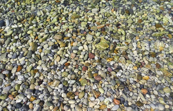 Background pebbles under water. — Stock Photo, Image
