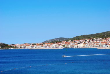 Adriyatik kıyısındaki Vodice şehri.