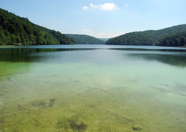 Dağ gölü Slovenya.
