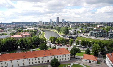 Manzara Vilnius, Litvanya.