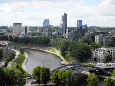 Manzara Vilnius, Litvanya.