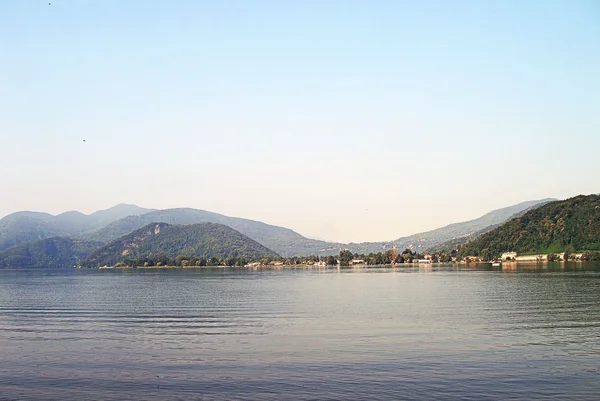 Lake lugano, Schweiz. — Stockfoto