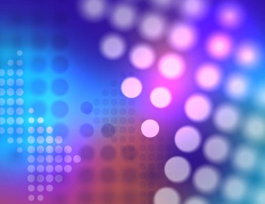 Renkli Nesnelerle Modern Soyut Arkaplan - Yeni Desen Arkaplanı