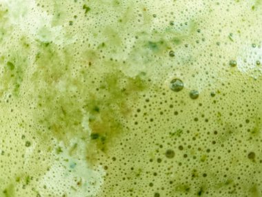 Yeşil Köpüklü Sıvı Doku Arkaplanı