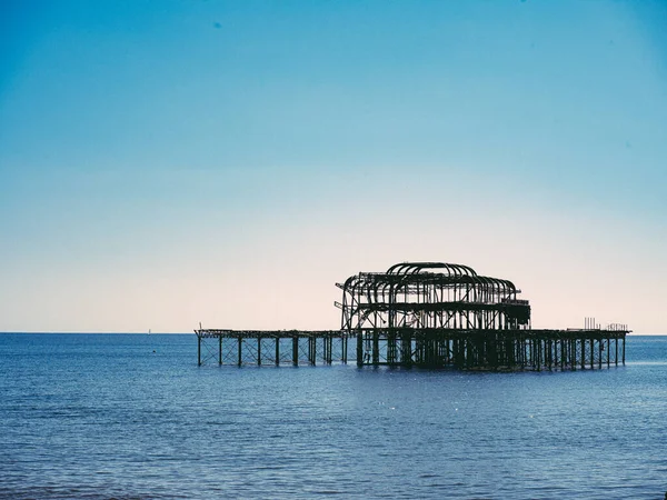 Brighton Cidade Pedra Praia Viajar Reino Unido — Fotografia de Stock