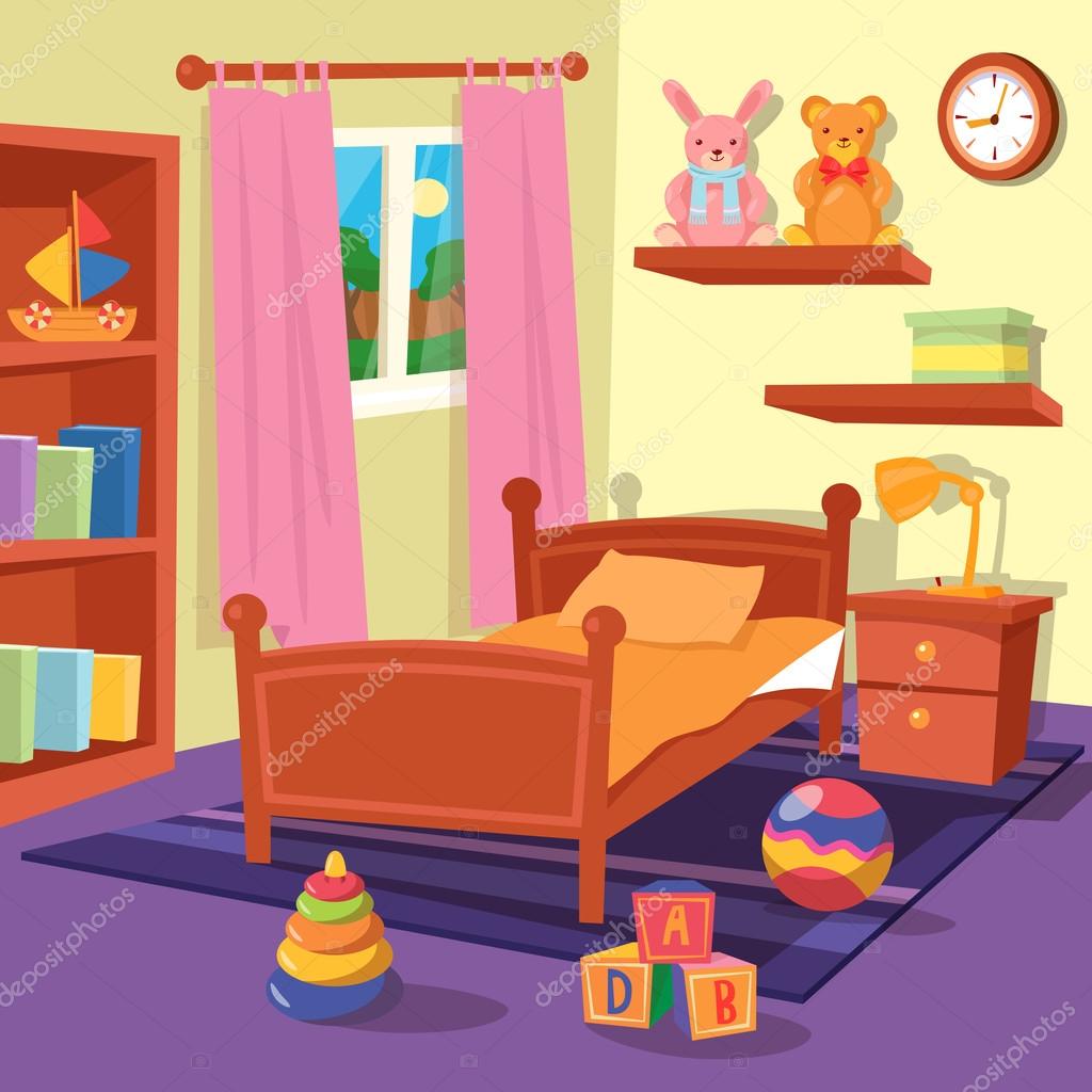 Children Bedroom Interior Children Room Vector Illustration Vector Image By C Vectorlab Vector Stock Children Bedroom Interior Children Room Vector Illustration Vector Image By C Vectorlab Vector Stock