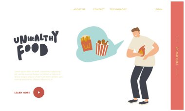 Mide ekşimesi ya da Spasm Neden Sağlıksız Yemek İniş Sayfası Şablonu. Erkek Abdominal Ache, Erkek Mide Ağrısı