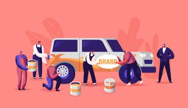 Araba Boyama, Havalı Fırçalama, Tekerlek Değiştirme, Araç Modifikasyonu yapan Otomobil İşçileri