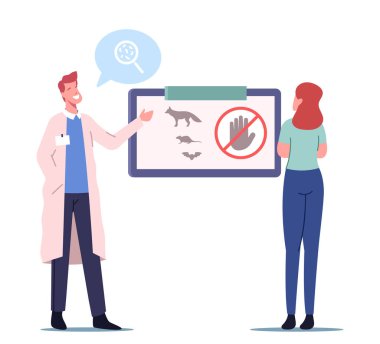 Kuduz Hastalığı Tıbbi Bilinci, Erkek Doktor Karakteri Kuduz Taşıyıcıları Hakkında Bilgi Sunar