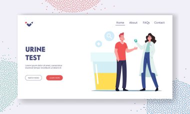 Hastalık kontrolü için hastaneye ya da klinik laboratuvar iniş şablonuna idrar testi yapın. Doktor ve Hasta
