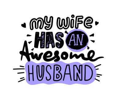 Karımın müthiş bir koca mektubu ya da tipografisi var. El yazısı ve Doodle elementleri var.