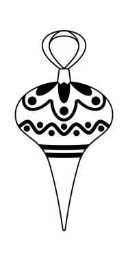 Noel ağacı süsleme elementi.