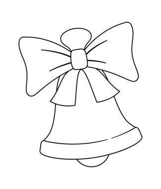 Twinkle Bell Noel dekoratif siyah-beyaz bayram niteliği