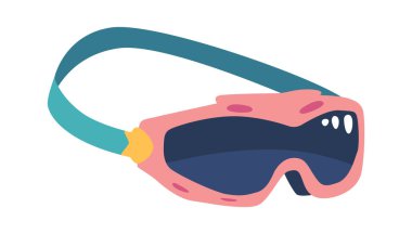 Kayış kayışlı gözlüklü çizgi film spor ekipmanları