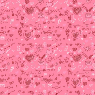 Sevgililer Günü kusursuz desen 