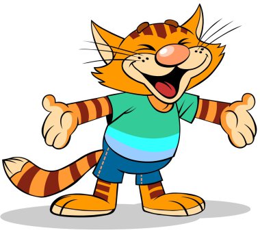 Kedi Kollarını açarak