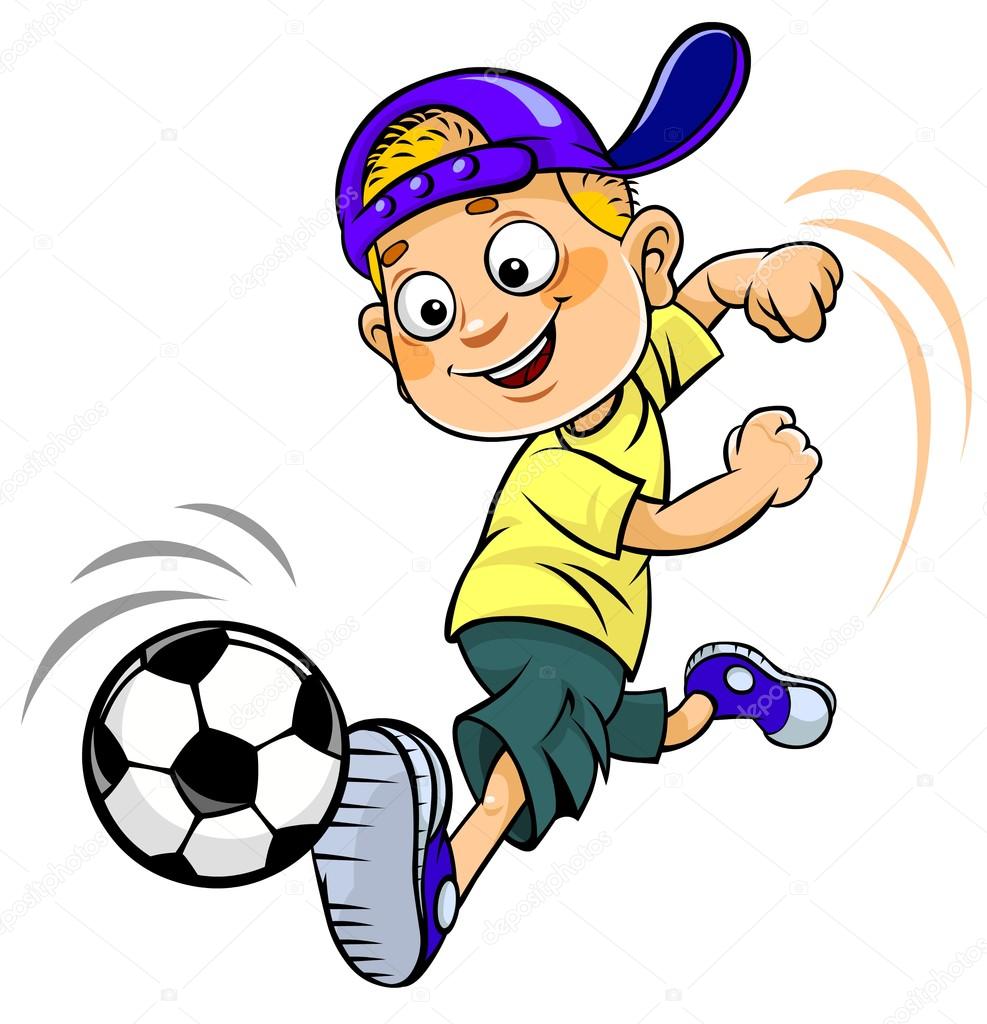  Football  dessin  anim  enfant  Image vectorielle 