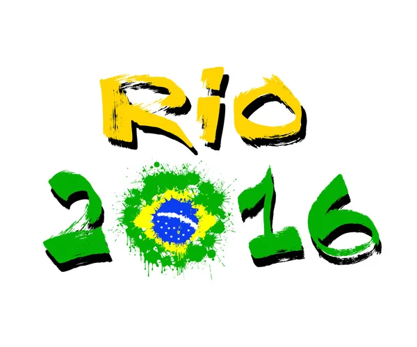 L'inscription du Rio 2016 — Image vectorielle