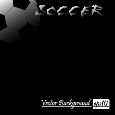 Futbol topunun vektör illüstrasyonu