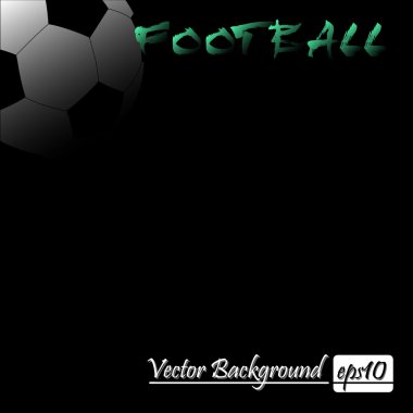 Futbol vektör çizim