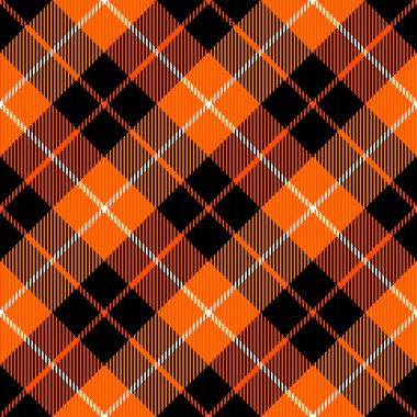 Çapraz ekose Cadılar Bayramı ekoseli