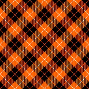 Çapraz ekose Cadılar Bayramı ekoseli