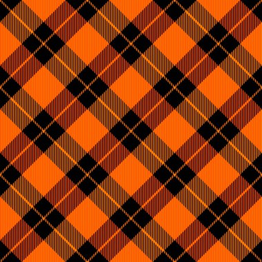 Çapraz ekose Cadılar Bayramı ekoseli