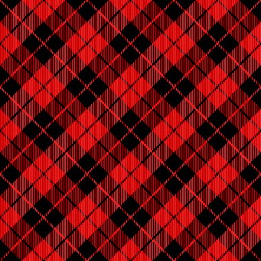 Çapraz ekose Noel ve yeni yıl ekoseli