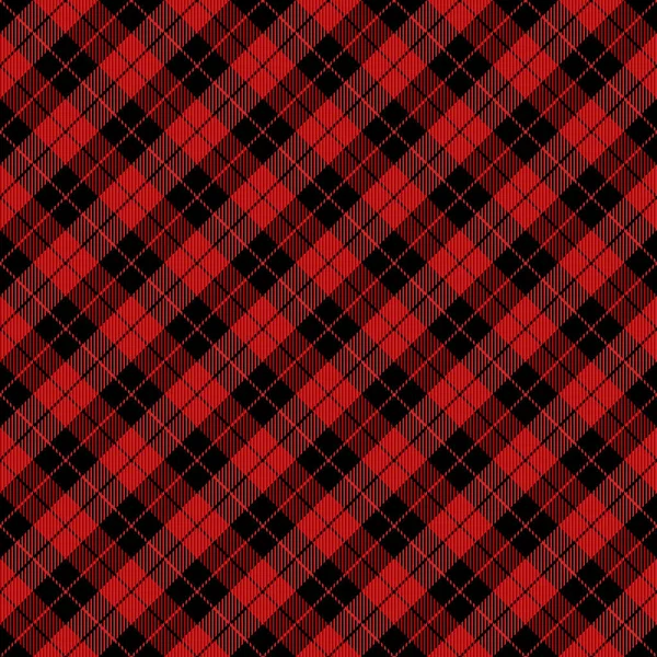 Diagonal tartan Christmas and new year plaid — Stock Vector