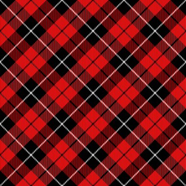 Çapraz ekose Noel ve yeni yıl ekoseli