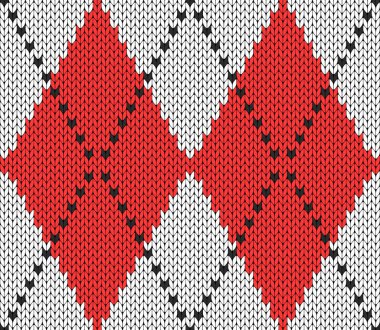 Örülmüş baklava deseni Noel ve yeni yıl deseni