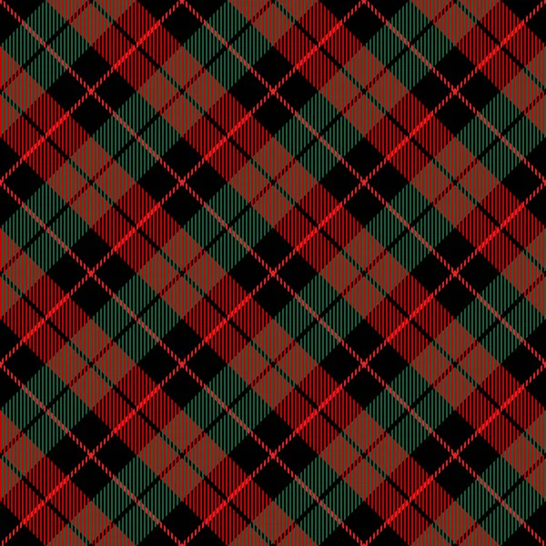 Tartan diagonal Noël et nouvel an plaid — Image vectorielle