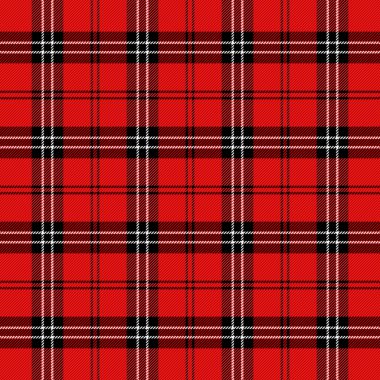 Yılbaşı Tartan. Kalıp İskoç kafesi