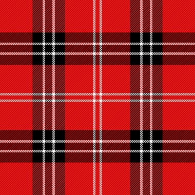 Yılbaşı Tartan. Kalıp İskoç kafesi